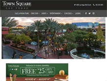 Tablet Screenshot of mytownsquarelasvegas.com